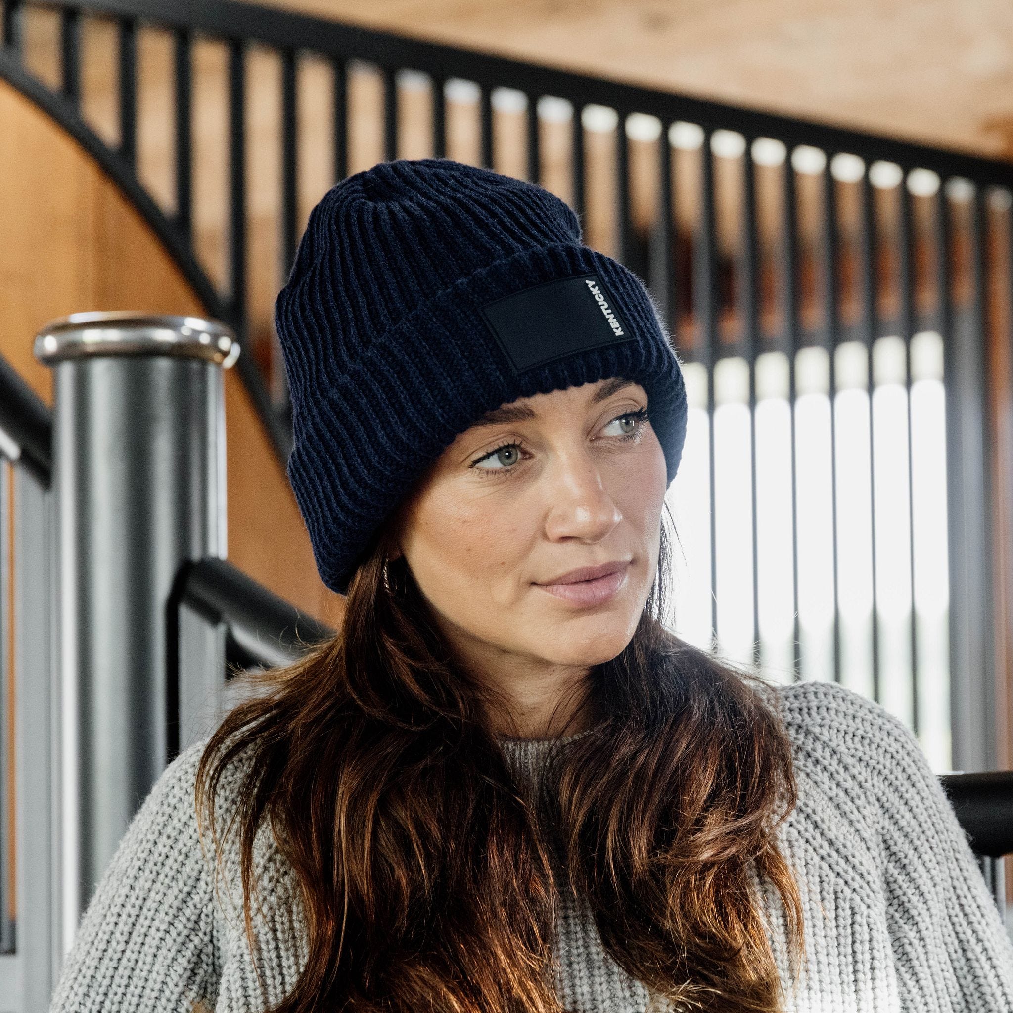 Beanie Rubber Logo - KENTUCKY HORSEWEAR