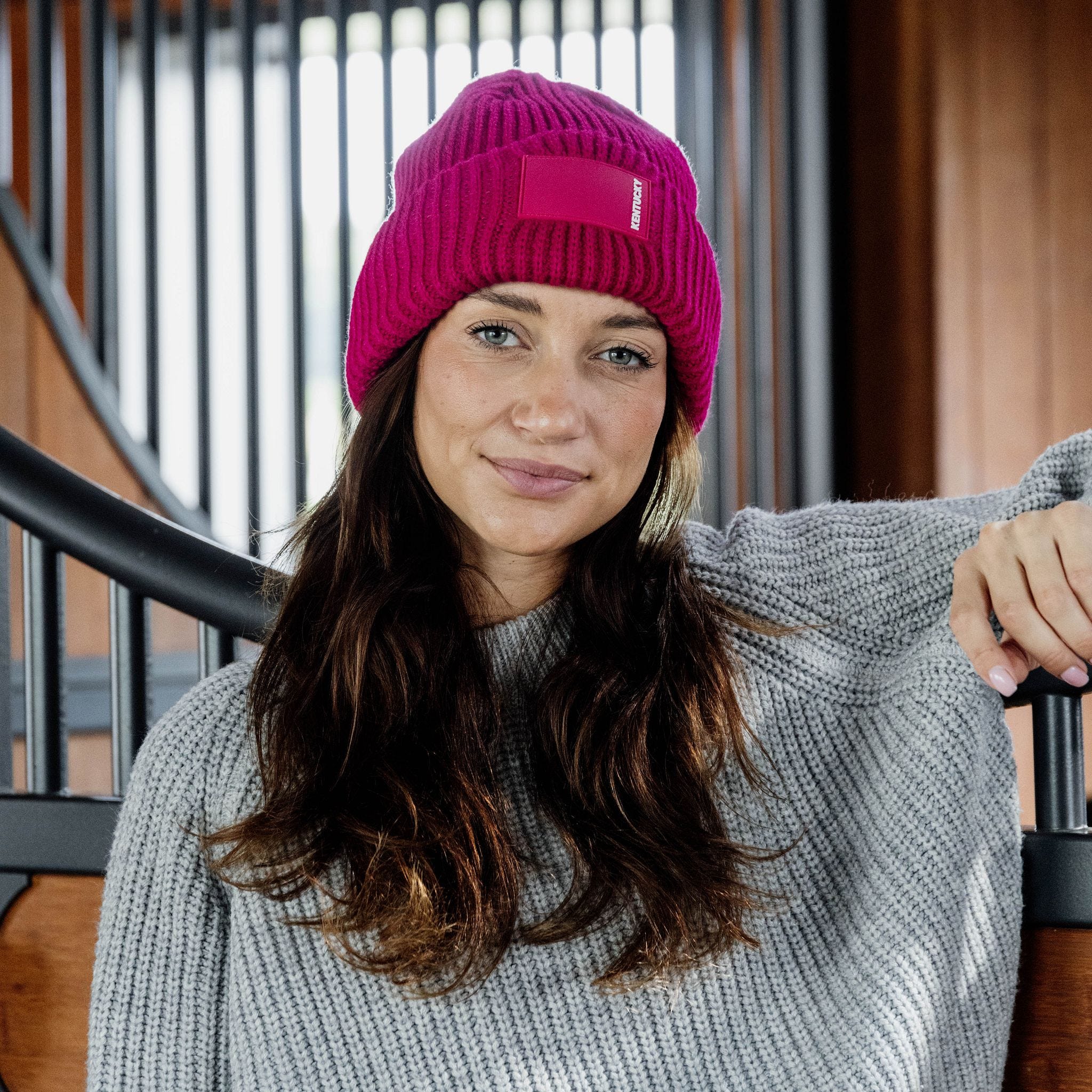 Beanie Rubber Logo - KENTUCKY HORSEWEAR